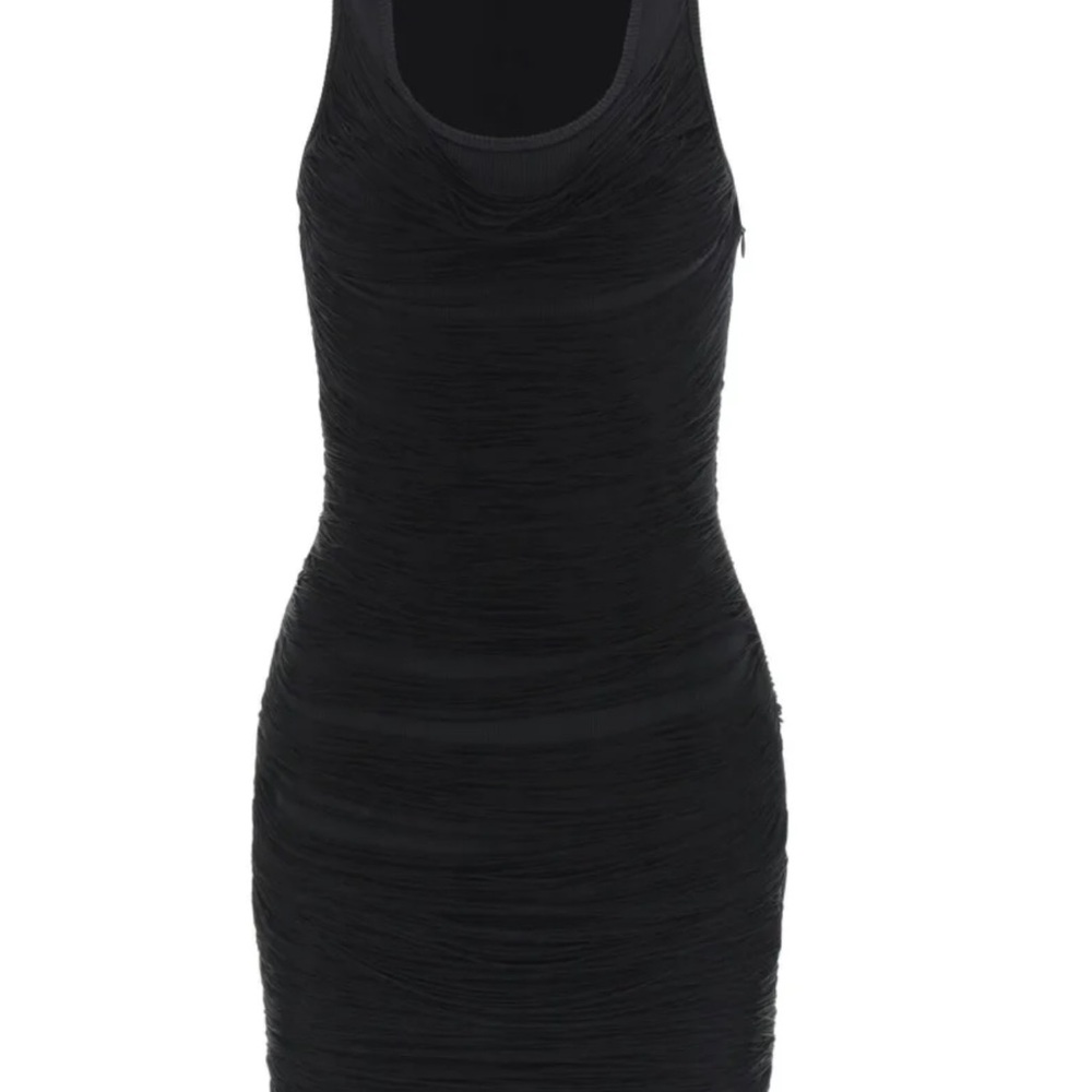 Alexander Wang Black Textured Pencil Skirt